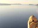 Incredible views from the cliffs of Santorini.